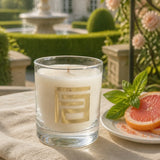 Pink Grapefruit and Basil - Soy Wax Candle 250g